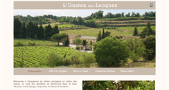 Desktop Screenshot of gites-chambres-vacqueyras.com